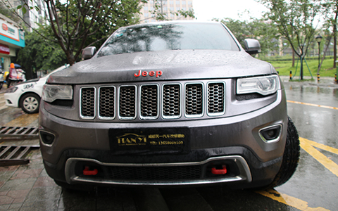 成都jeep大切洛基車燈改裝升級